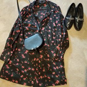 BUTTONED DOWN FLORAL DRESS